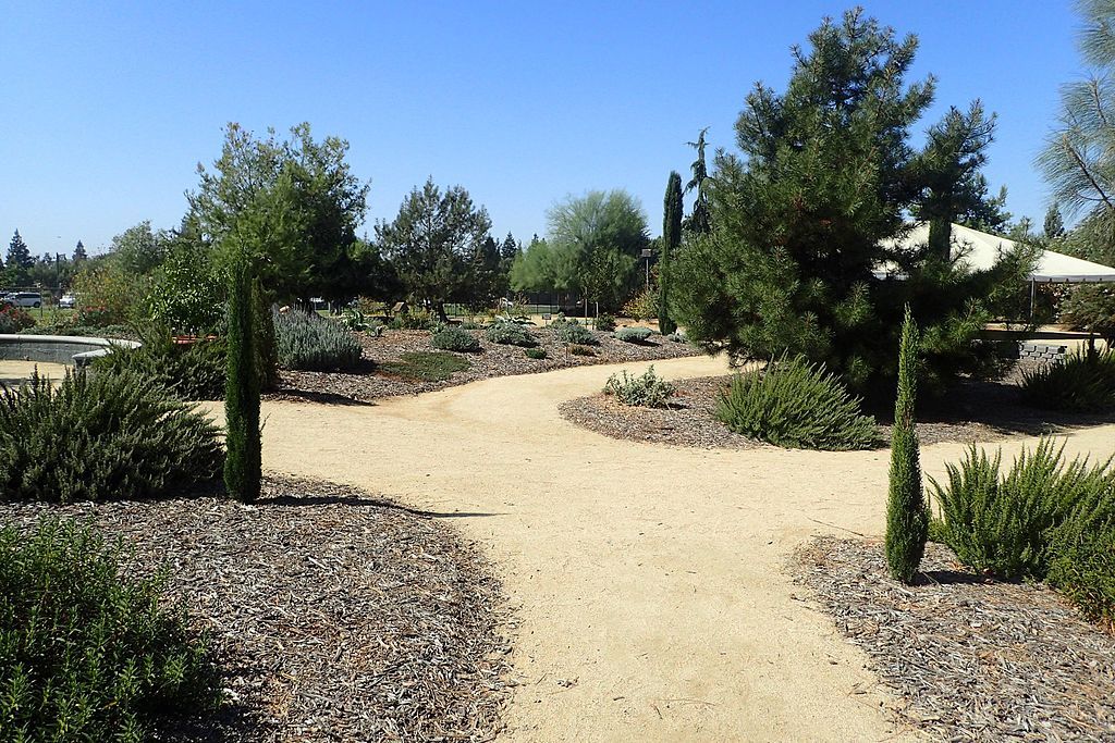 Trail at Clovis Botanical Garden