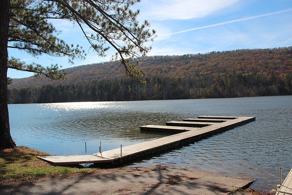 Boat dock on Lake Marvin