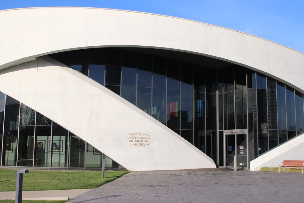 Entrance to the National Veterans Memorial and Museum