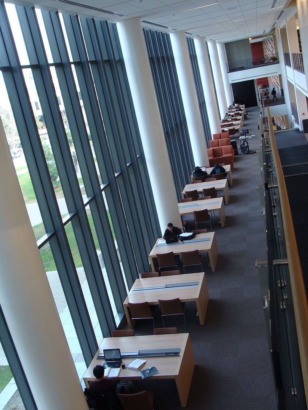 Interior of the Fresno State Library