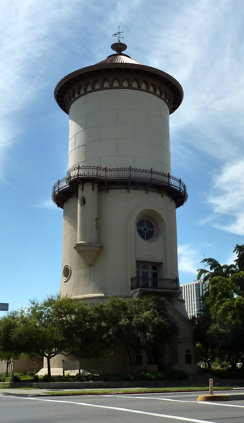 Exterior of the Old Fresno Water Tower