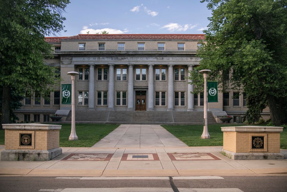 Exterior of a building at Colorado State University