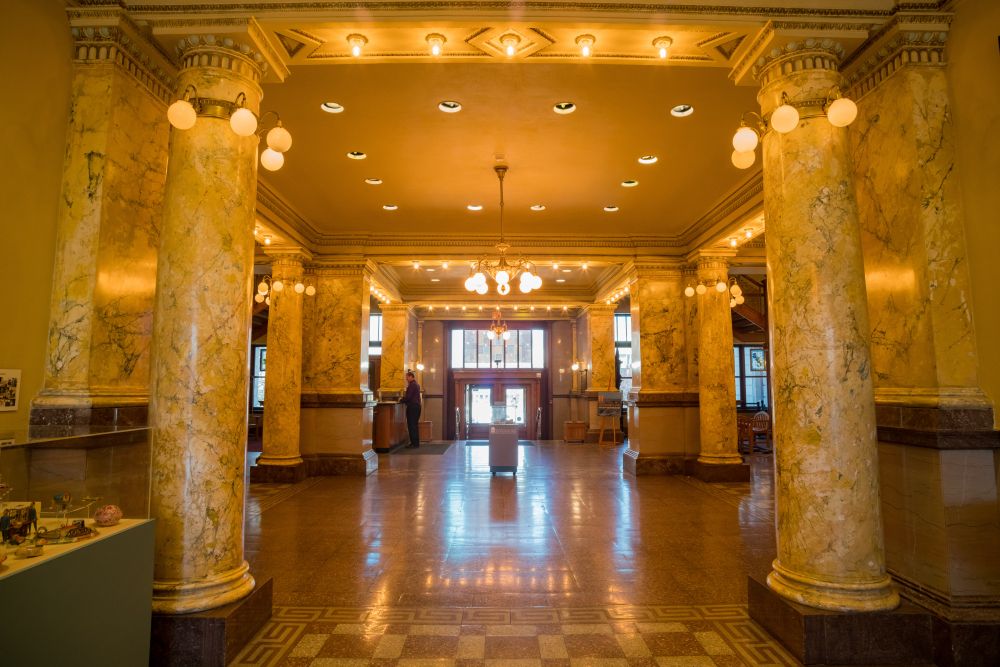 Interior of the Colorado Springs Pioneers Museum