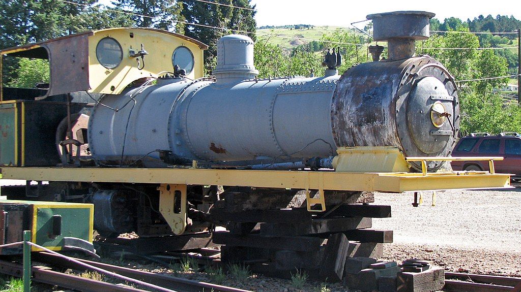 Train at Cripple Creek & Victor Narrow Gauge Railroad