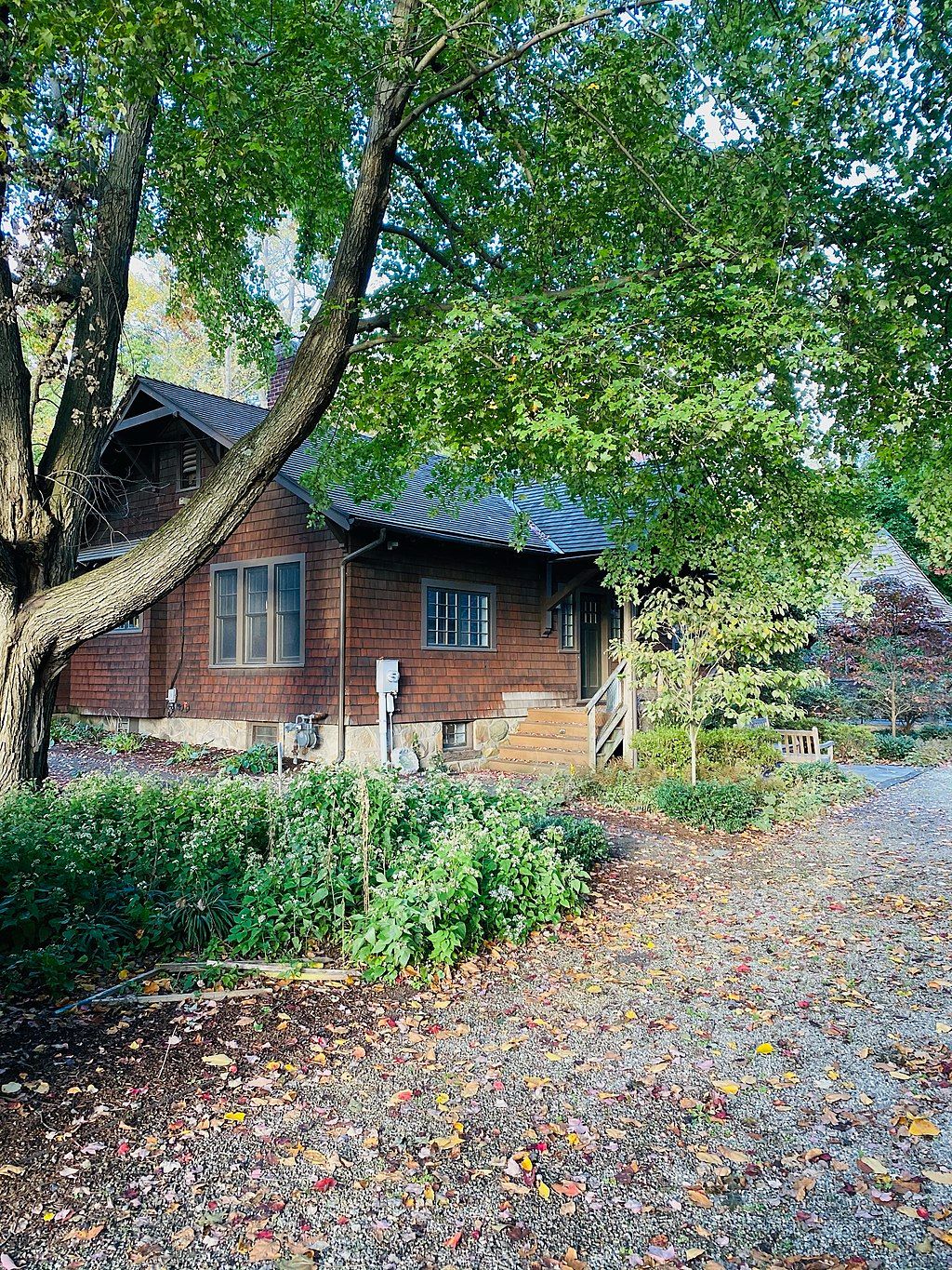 Exterior of the Audubon Society Birdcraft Museum and Sanctuary
