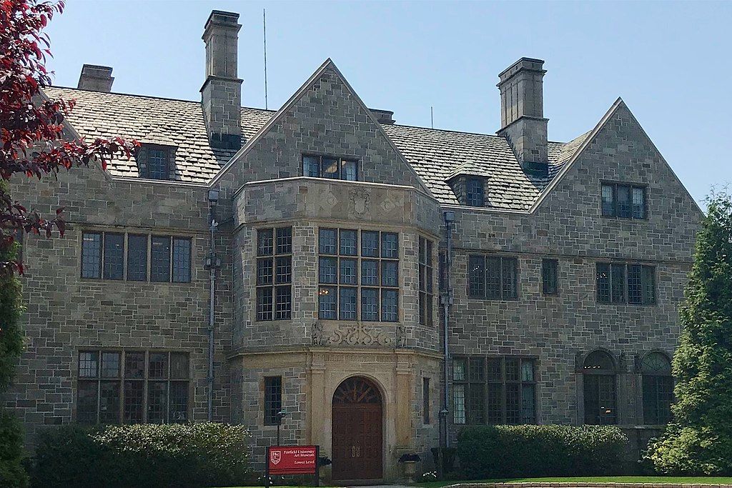 Bellarmine hall at Fairfield University Art Museum