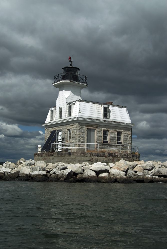 Exterior of Penfield Reef Lighthouse