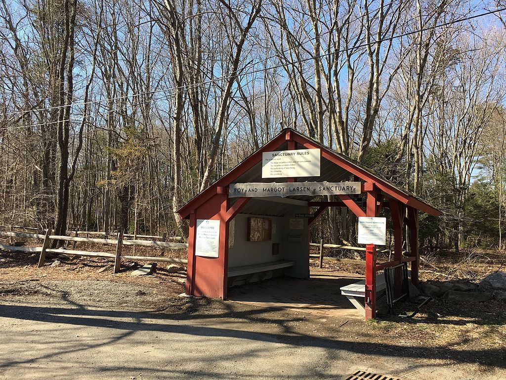 The grounds of Roy and Margot Larsen Wildlife Sanctuary