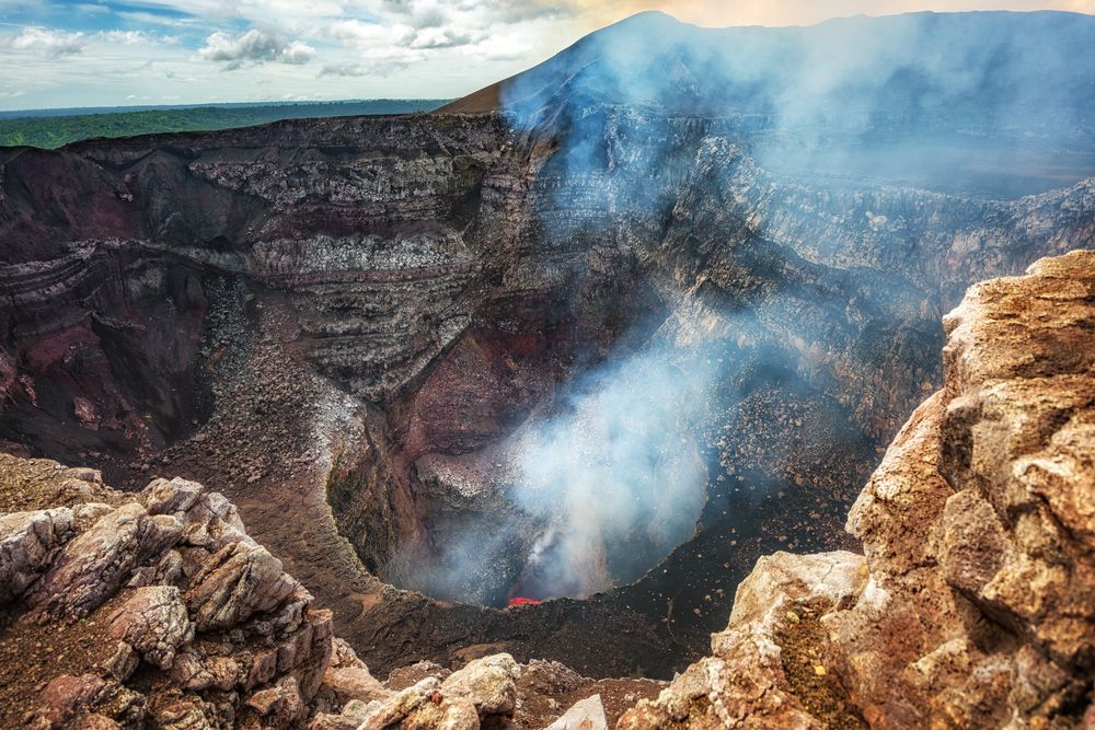 View of Masaya Volcano National Park