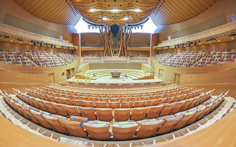 Interior of the Walt Disney Concert Hall