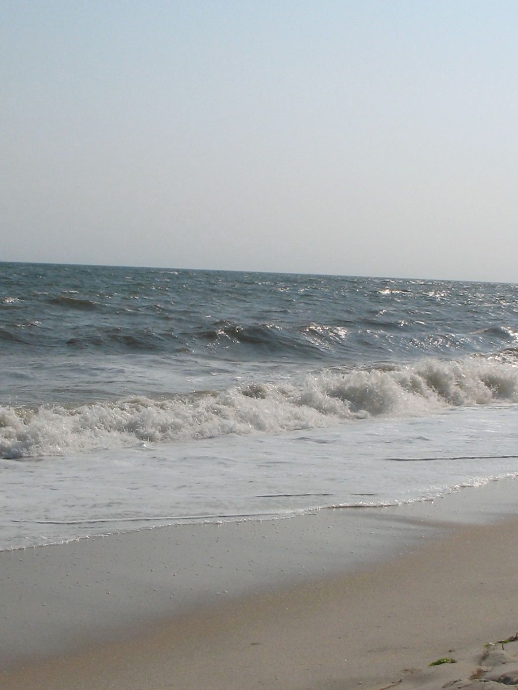 The waves of Smith Point County Park