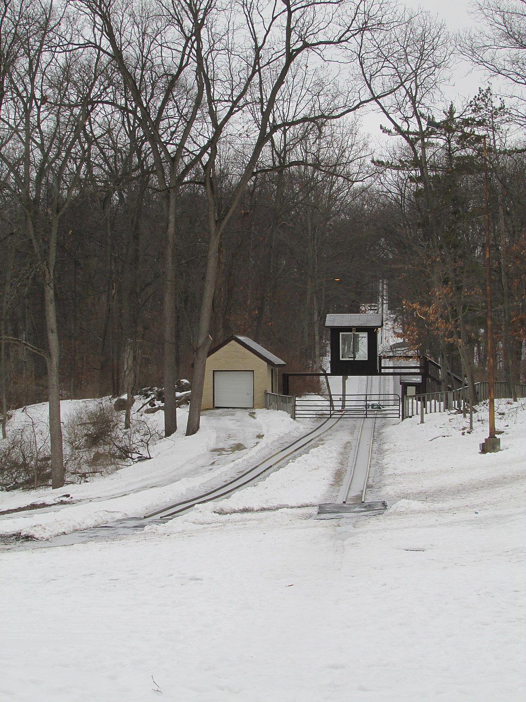 Toboggan run at Pokagon State Park