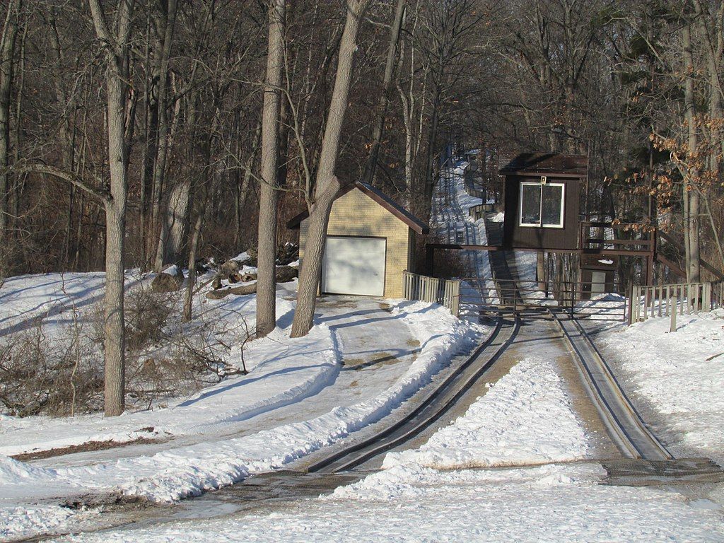 Snow-covered trails of Pokagon State Park