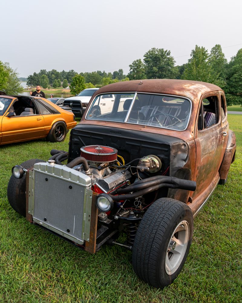 A Car Display in Freeman Lake Park