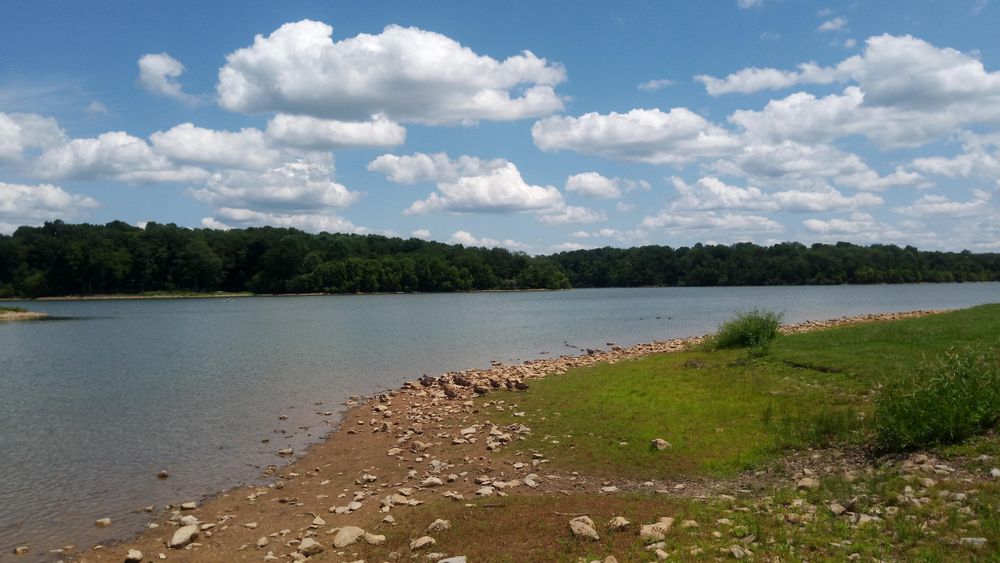 The waters of Freeman Lake Park