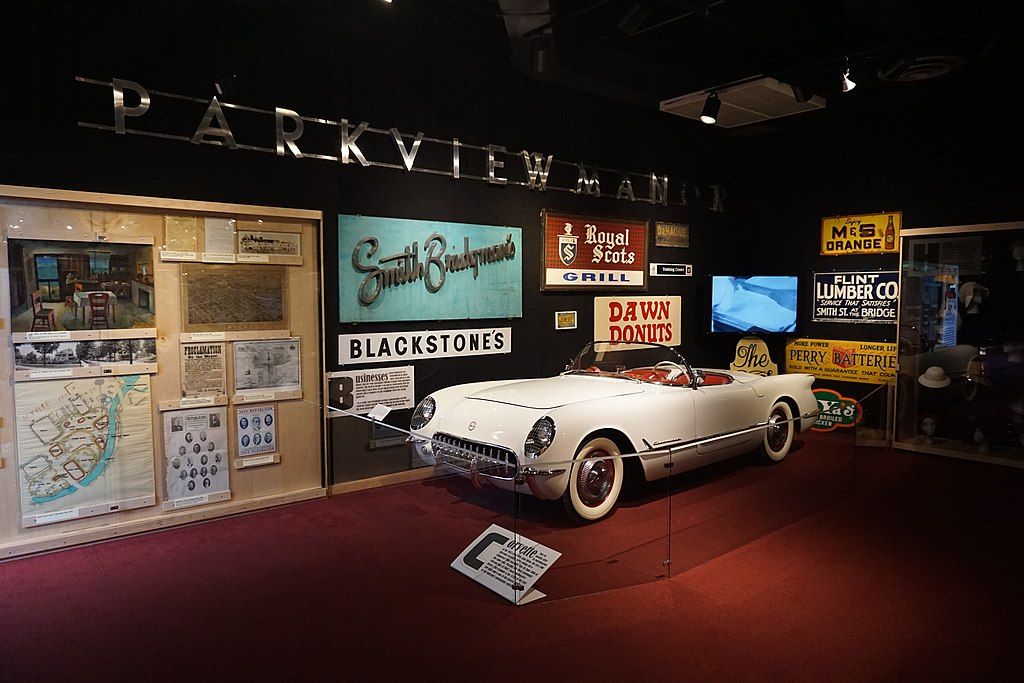 Vehicle displayed in Sloan Museum