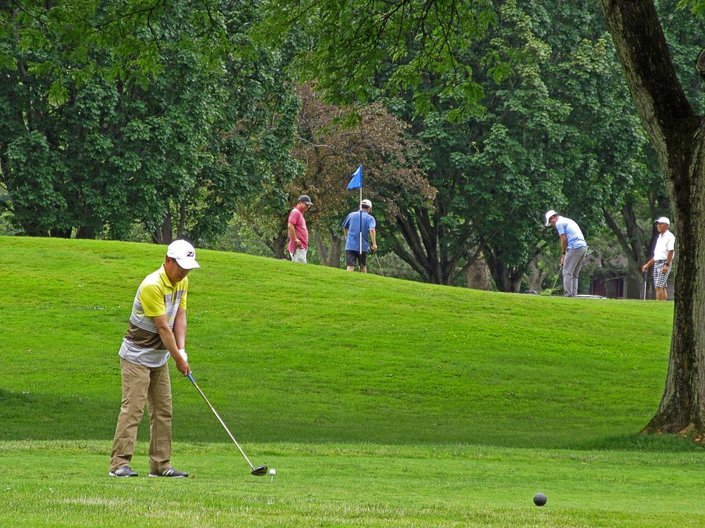 A golf course at Overpeck County Park