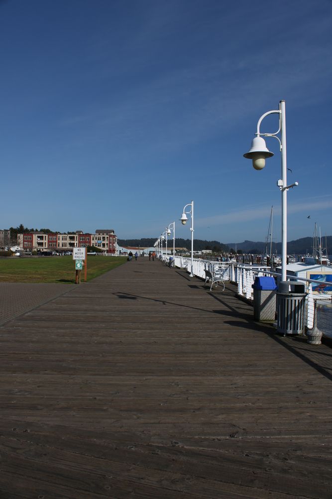 Siuslaw Campground port's boardwalk