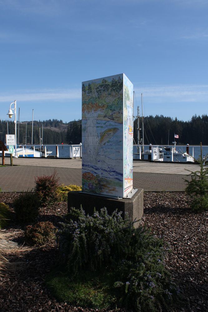View of the Siuslaw Campground port