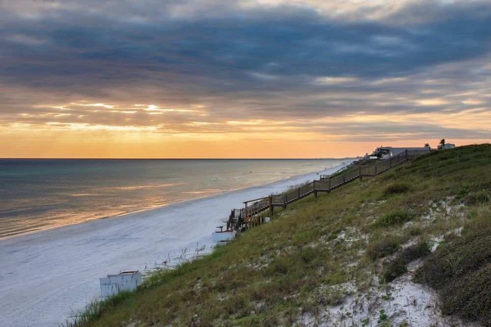 Beach view from Scenic Highway 30A