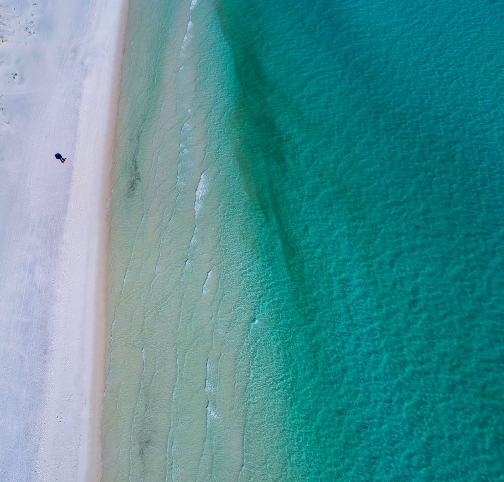 Aerial view of Seagrove Beach