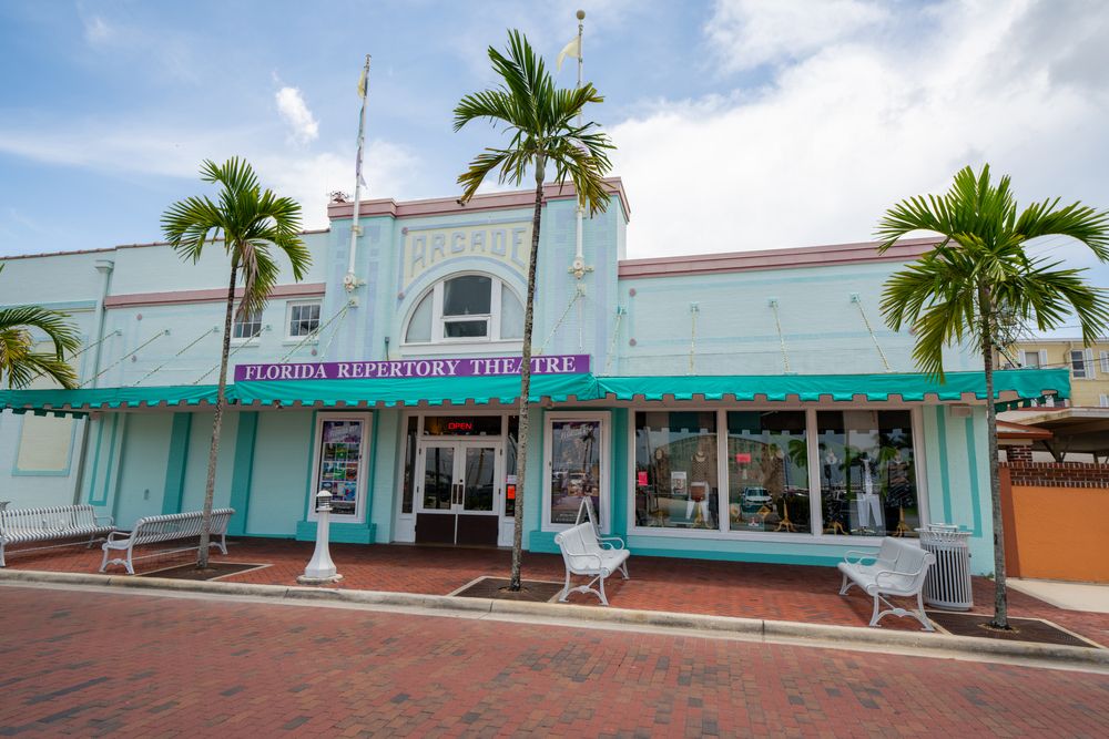 Exterior of the Florida Repertory Theatre