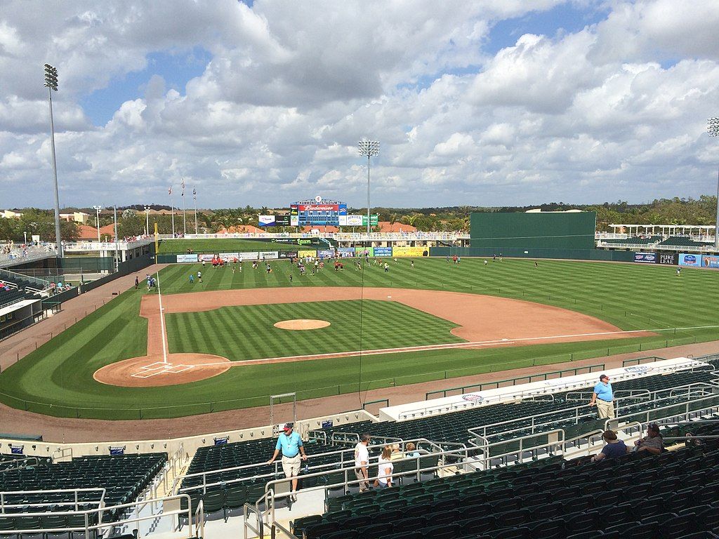 The field of Hammond Stadium