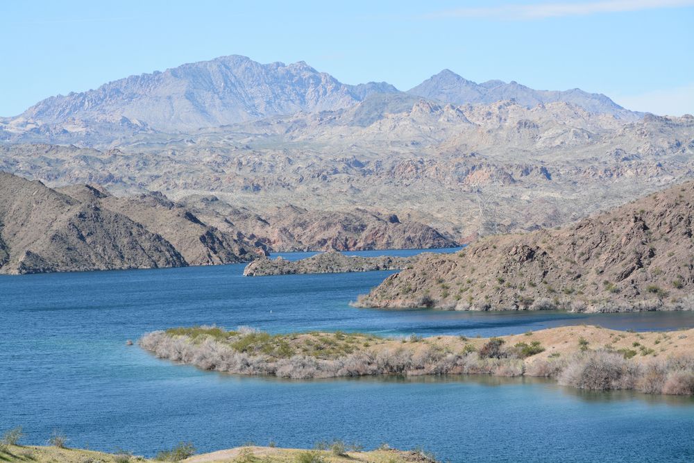 Aerial view of Lake Mohave