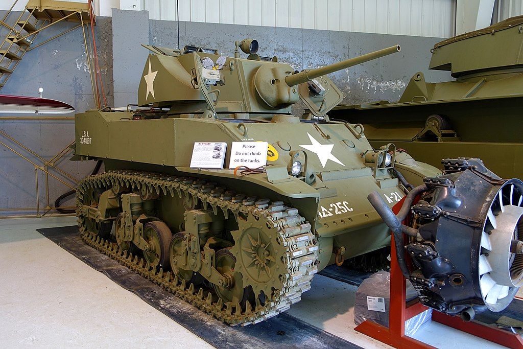 A tank at American Heritage Museum
