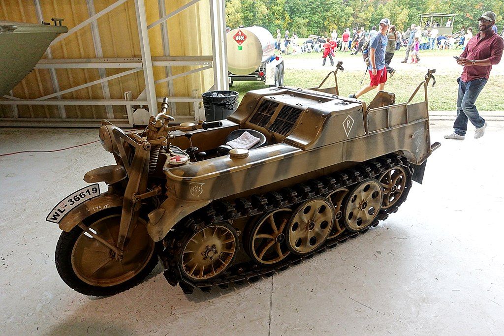 Motor tank at American Heritage Museum
