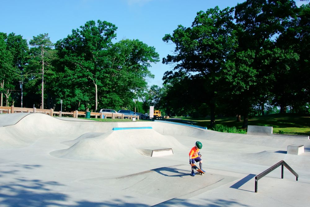 Skate grounds of Farm Pond Park