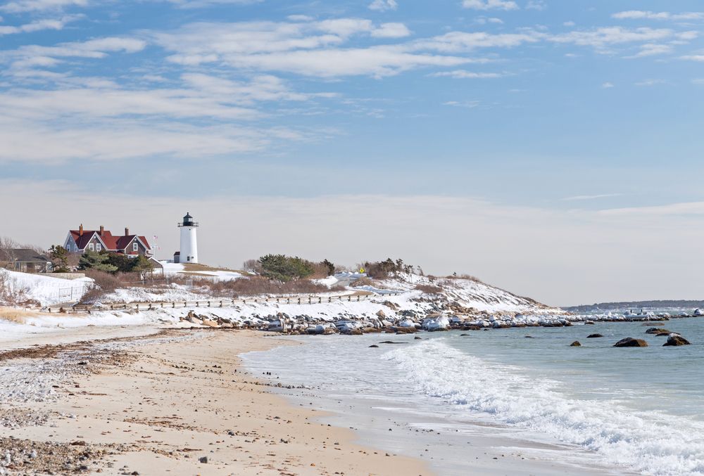 Far view of Nobska Lighthouse
