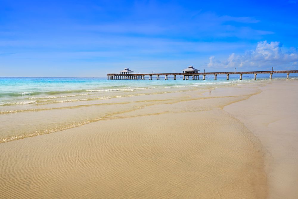 The sand of Fort Myers Beach