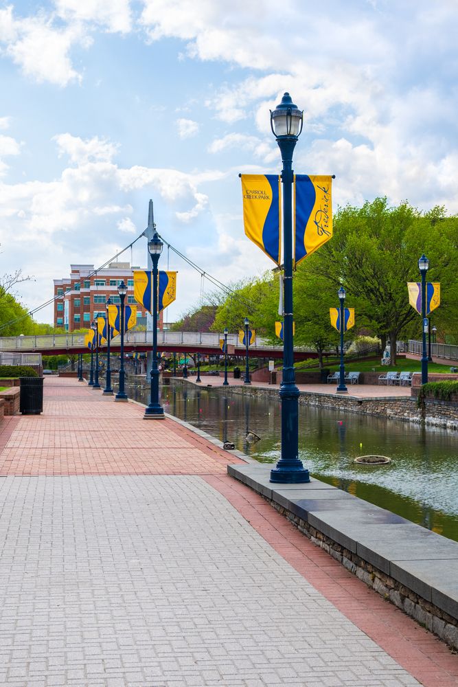 Trail at Carroll Creek Park