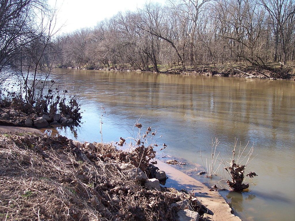 Monocacy river at Pinecliff Park