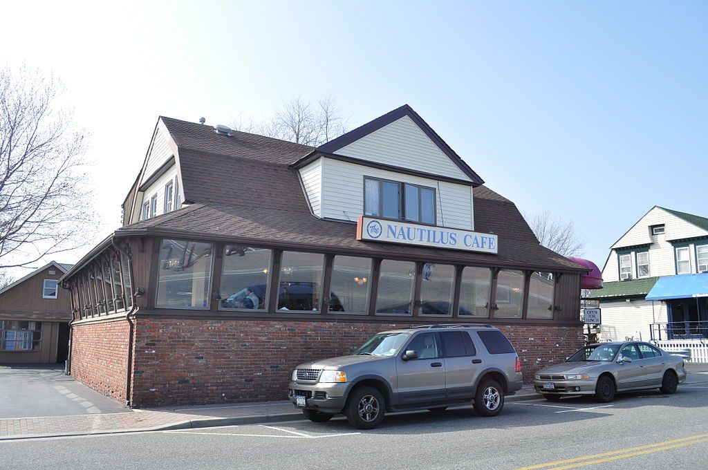 Exterior of Nautilus Cafe