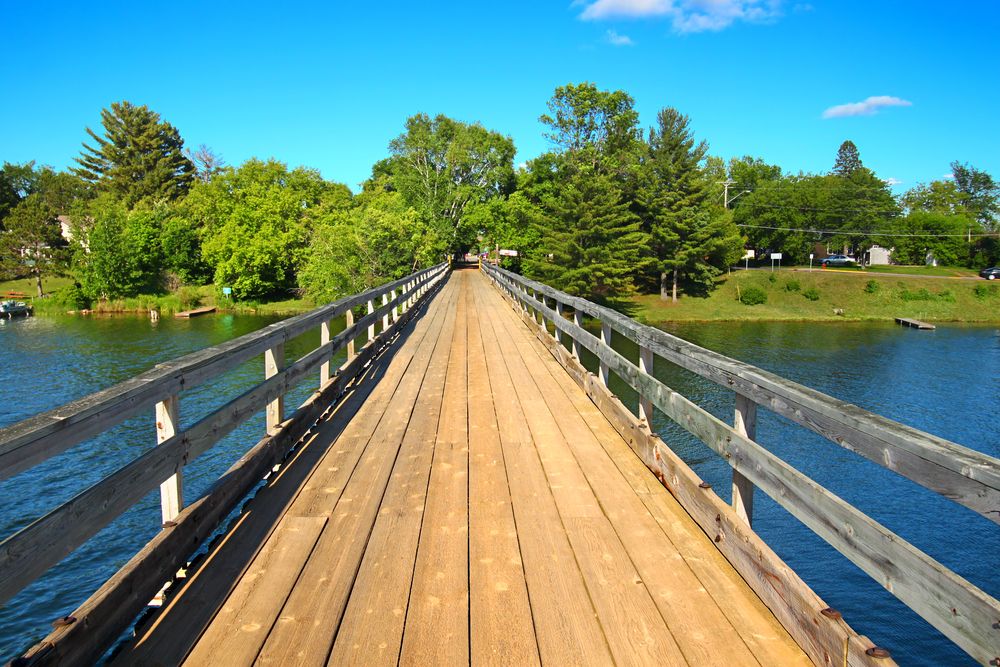 View of Bearskin State Trail