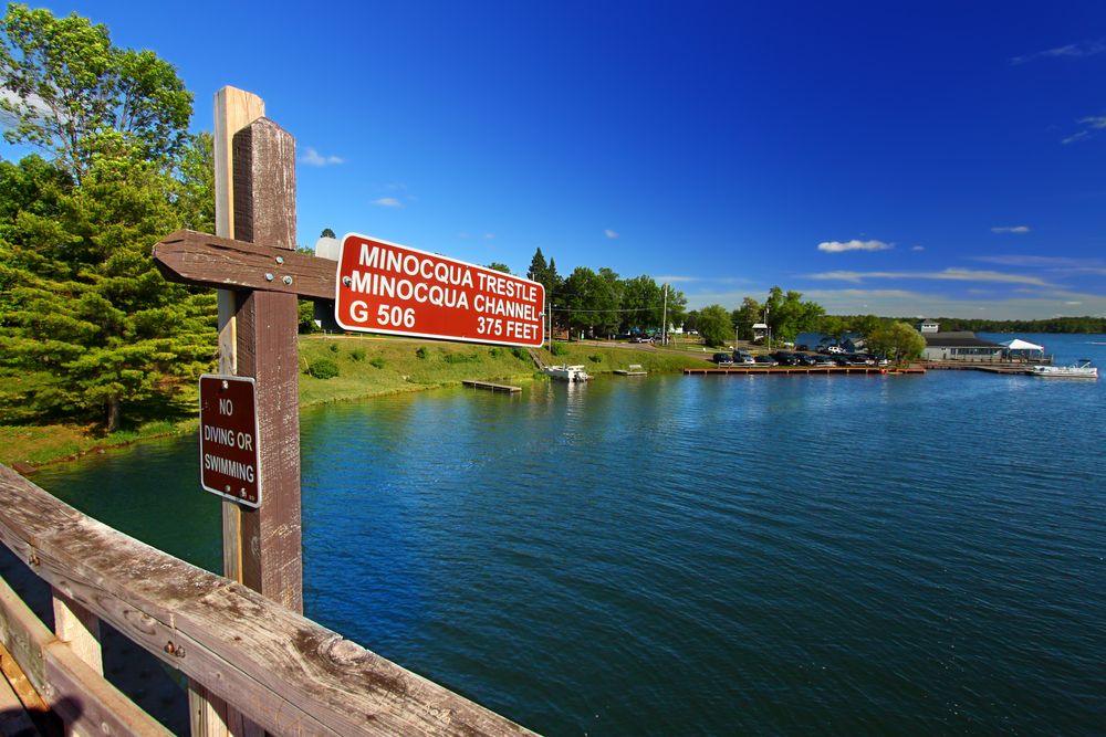 View of Bearskin State Trail