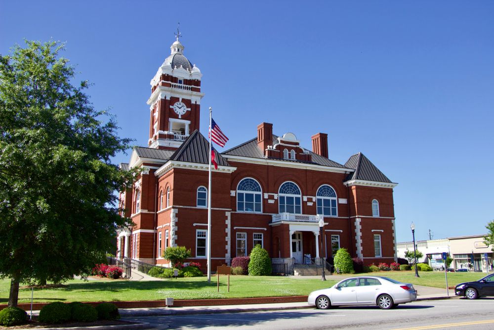 Exterior of Monroe County Courthouse