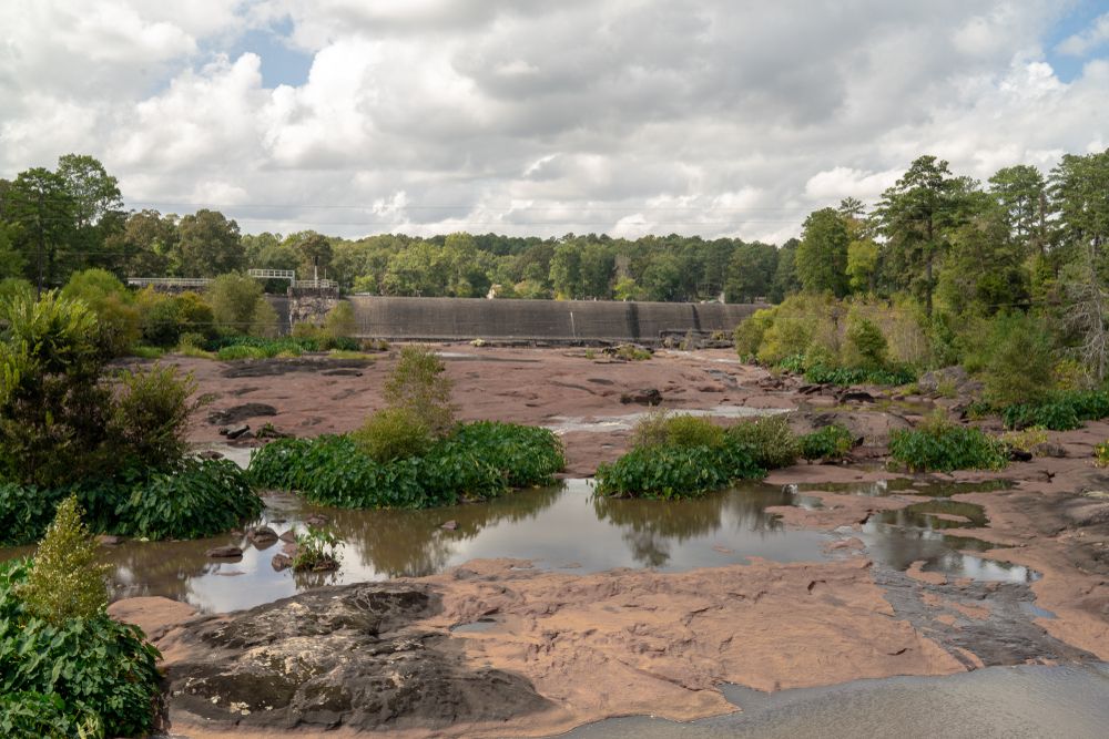 Scenic view of High Falls State Park