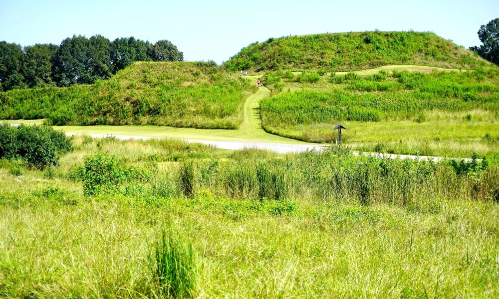 Landscape of Ocmulgee Mounds National Historical Park