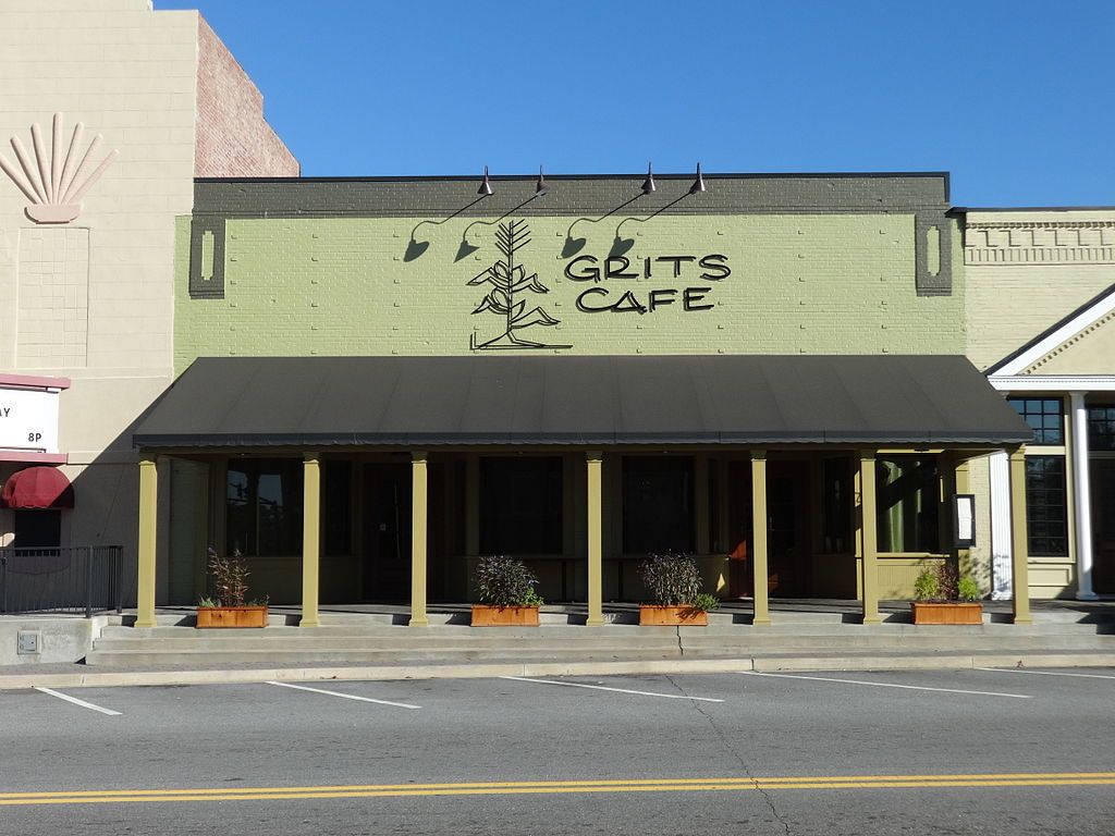 Exterior of Grits Cafe