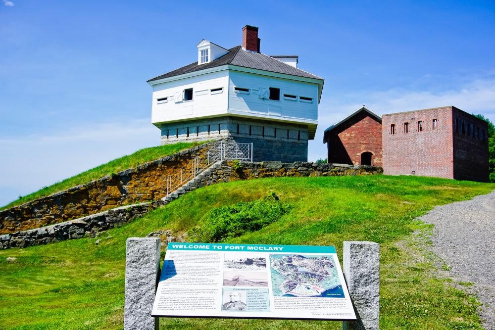 View of Fort McClary State Park
