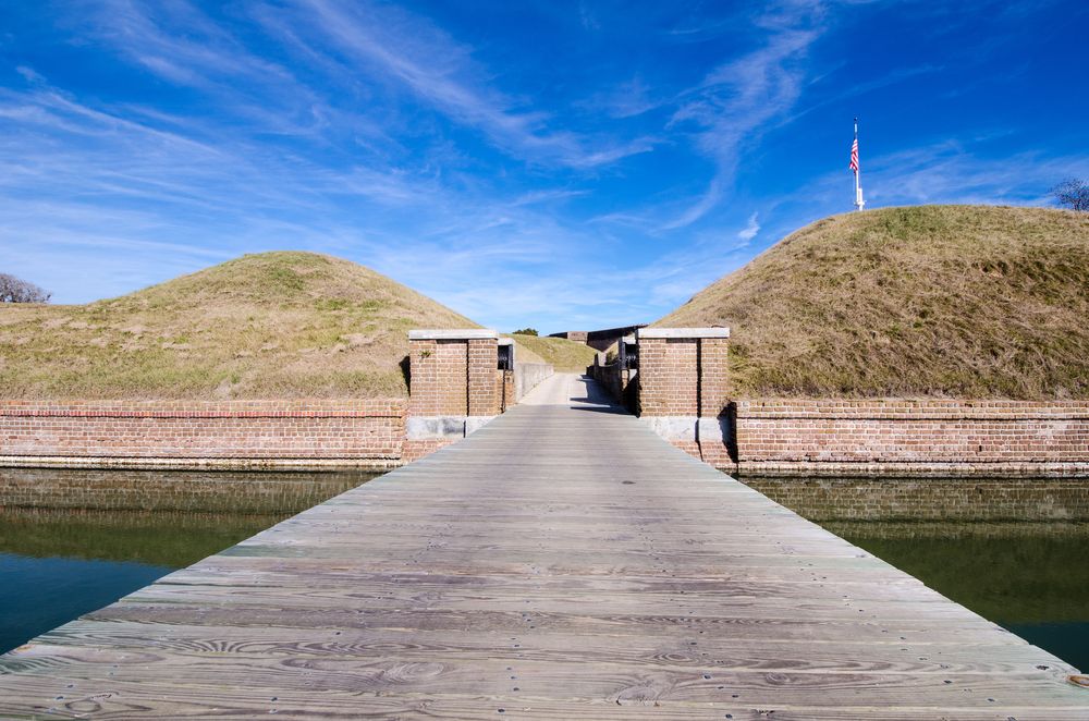 Outside of Fort Pulaski National Monument