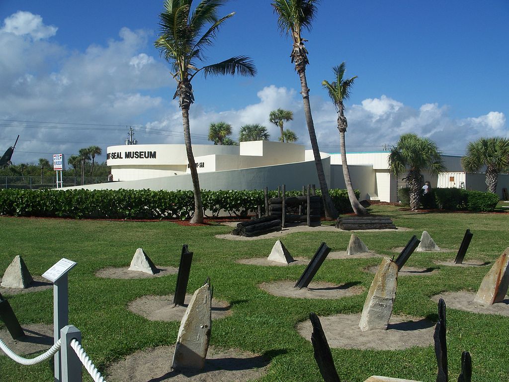 The grounds of Navy Seal Museum