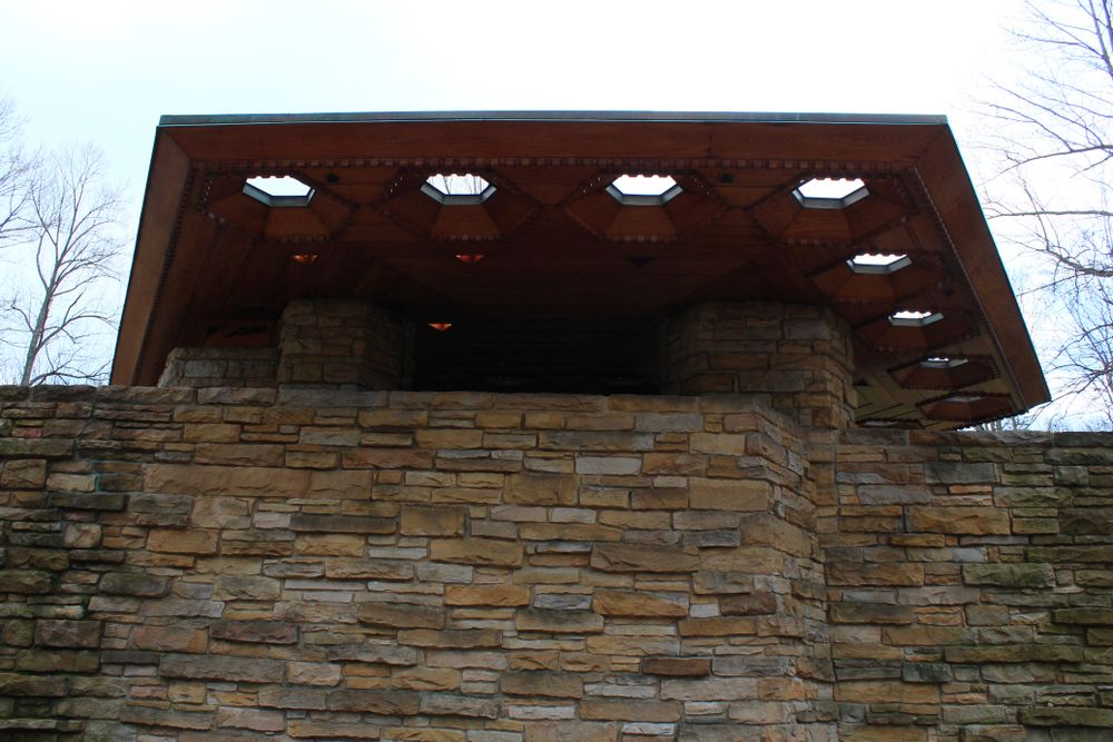 Roof details of Kentuck Knob