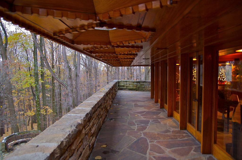 Patio of Kentuck Knob