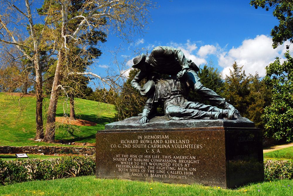 Richard Rowland Kirkland Monument in Fredericksburg/Spotsylvania National Military Park