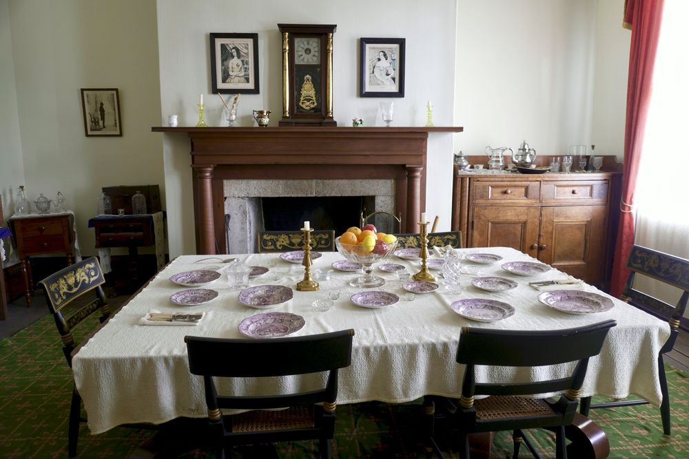 Interior of a house at Fort Scott National Historic Site