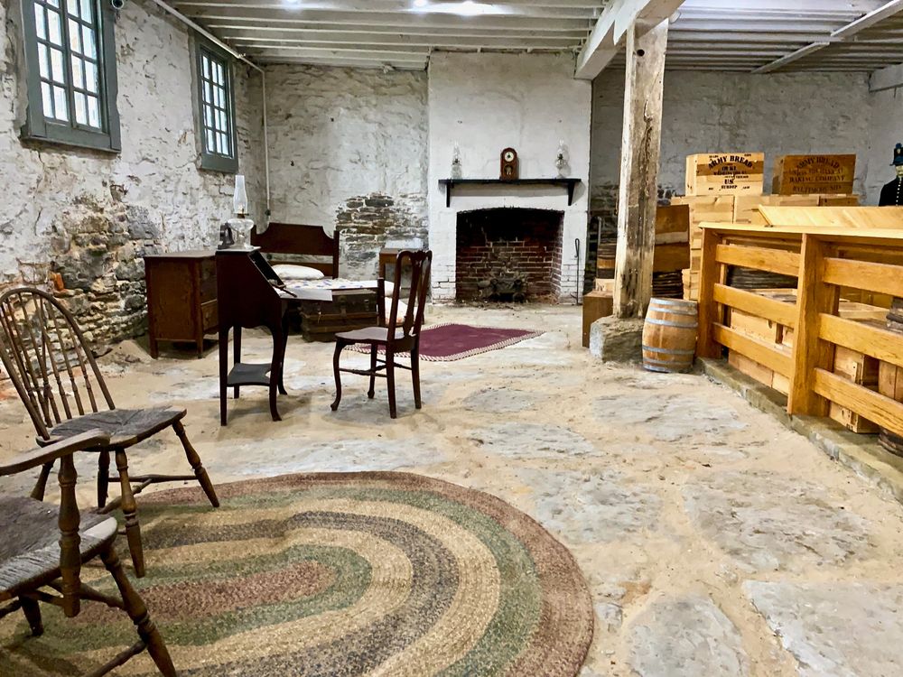 Interior of Fort Smith National Historic Site's commissary building